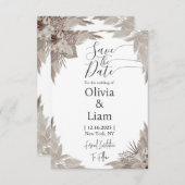 Boho Pampas Grass bewaar de date bruiloft Save The Date (Voorkant / Achterkant)