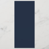 Boho Pampas Grass Blauw Bloemen Menu Kaart (Achterkant)