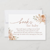 Boho Pampas Grass Books voor Baby-invoegkaart Kaart (Voorkant)