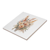 Boho Pampas Grass Botanicals Keuken Badkamer Tegeltje (Zijkant)