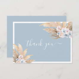 Boho Pampas Grass Boy bedankt je kaart