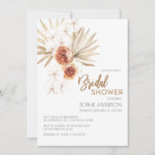 Boho Pampas Grass Bridal Shower Kaart (Voorkant)