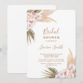 Boho pampas Grass Bridal Shower Kaart (Voorkant / Achterkant)