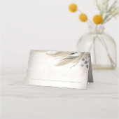 Boho Pampas Grass Bruiloft Plaatskaartje (Voorkant)