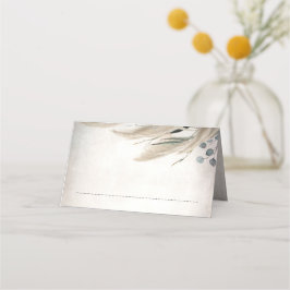 Boho  Pampas Grass Bruiloft Plaatskaartje