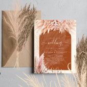 BOHO Pampas Grass Budget Weddenschap Flyer