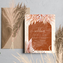 BOHO Pampas Grass Budget Weddenschap Flyer