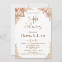 Boho Pampas Grass Couples Shower