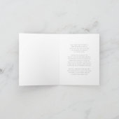 Boho Pampas Grass Cream Arch Meisje Baby shower Bedankkaart (Binnen)