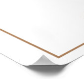 Boho Pampas Grass Desert Baby shower Welkom Poster (Hoek)