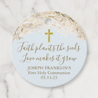 Boho Pampas Grass Faith Planten de zaadgemeenschap Bedankjes Labels