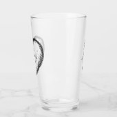 Boho Pampas Grass familienaam Pint Glass Glas (Links)