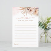 Boho Pampas Grass Floral Advies voor moeder om Kaa (Staand voorkant)