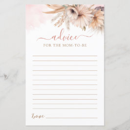 Boho Pampas Grass Floral Advies voor moeder om Kaa