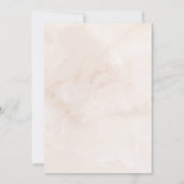 Boho Pampas Grass Floral It's a Girl Baby Shower Kaart (Achterkant)