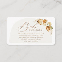 Boho Pampas Grass Genderneutrale boeken voor Baby