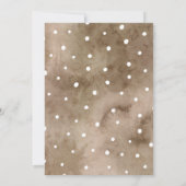 Boho Pampas Grass Girl Baby shower Kaart (Achterkant)