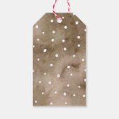 Boho Pampas Grass Herfst Botanisch Baby shower Cadeaulabel (Achterkant)