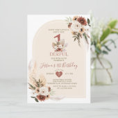 Boho Pampas Grass is niet nederig Birthday Kaart (Staand voorkant)