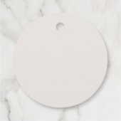 Boho Pampas Grass Modern Baptisme Bedankjes Labels (Achterkant)