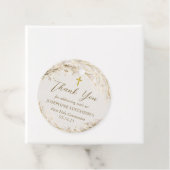 Boho Pampas Grass Modern Commune Bedankjes Labels (In situ)