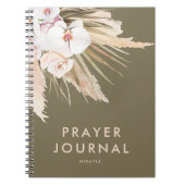 Boho Pampas Grass Persoonlijk Prayer Journal Notitieboek (Voorkant)