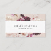 Boho Pampas Grass | PerzikVisitekaartje Visitekaartje (Voorkant)