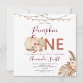 Boho Pampas grass Pumpkin is een vogelgriep Kaart (Voorkant)