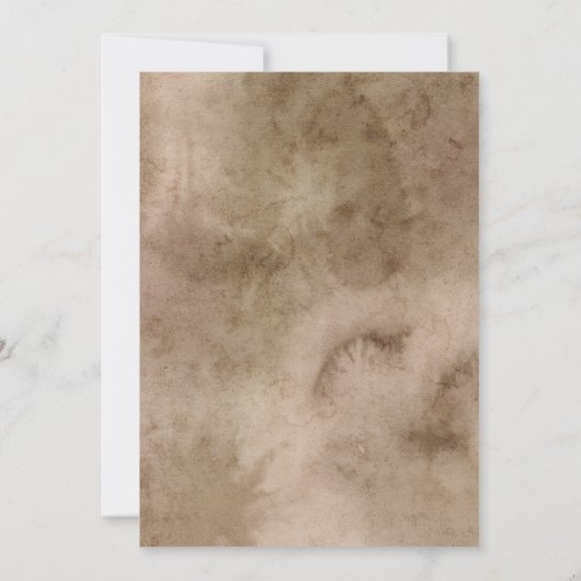 Boho Pampas Grass Rehearsal Dinner Kaart (Achterkant)