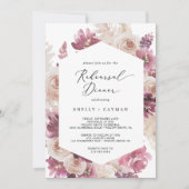 Boho Pampas Grass Rehearsal Dinner Kaart (Voorkant)