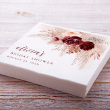 Boho Pampas Grass Rozen Wedding Vrijgezellenfeest