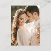 Boho Pampas Grass Sage Wedding Website QR Code Informatiekaartje (Achterkant)