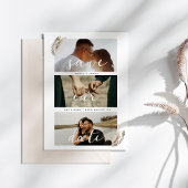 Boho Pampas Grass Save the Date Wedding Card Feestdagenkaart