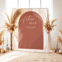 Boho Pampas Grass Terracotta Arch Vrijgezellenfees