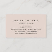 Boho Pampas Grass Visitekaartje (Achterkant)