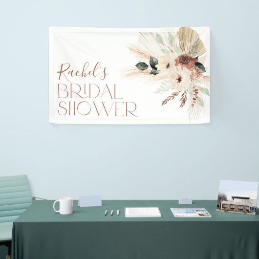 Boho Pampas Grass Vrijgezellenfeest Backdrop Banne Spandoek (Beurs)