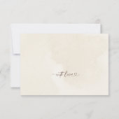 Boho pampas grass vrijgezellenfeest bedankje bedankkaart (Achterkant)