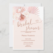 Boho Pampas Grass Vrijgezellenfeest Kaart (Voorkant)