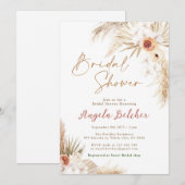 Boho pampas Grass Vrijgezellenfeest Kaart (Voorkant / Achterkant)