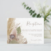 BOHO PAMPAS GRASS WATERVERF RECEPT INFORMATIEKAARTJE (Staand voorkant)