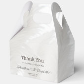 Boho Pampas Grass Wedding Bedankdoosjes (Voorkant)