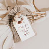 Boho Pampas Grass Wedding Gift Labels Cadeaulabel
