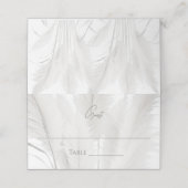 Boho Pampas Grass Wedding Plaatskaartje (Buitenkant ongevouwen)