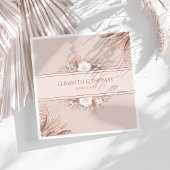 Boho Pampas Grass Wedding Servet