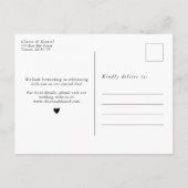 Boho Pampas grast Neutrals sparen het Briefkaart v (Achterkant)