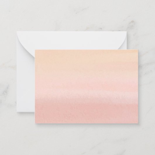 Boho Pampas Luier Raffle Kaart Notitiekaartje (Achterkant)