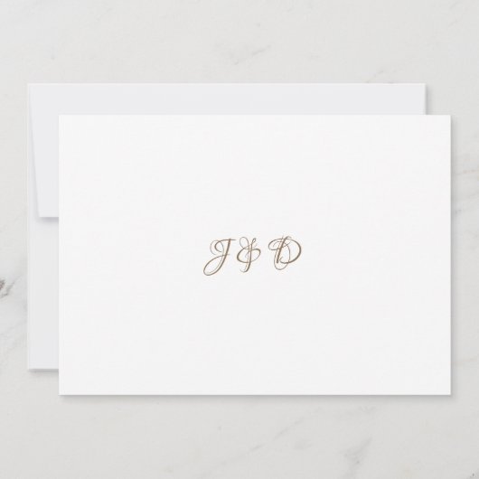 Boho Pampas & Orchidee Save the Date Kaart Wedding (Achterkant)