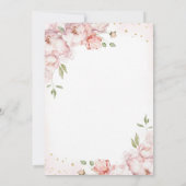 Boho Pampas Petals en Prosecco Vrijgezellenfeest Kaart (Achterkant)