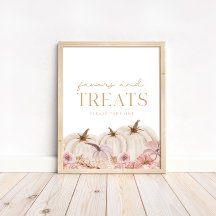 Boho Pampas Roze Pompoen Favors & Treats