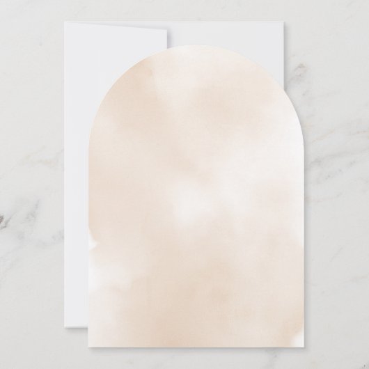 Boho Pampas Tropisch Meisje Baby shower Uitnodigen Kaart (Achterkant)